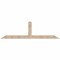 Ekena Millwork Portland Smooth Timber Gable Bracket, Douglas Fir, 96"W x 28"H x 1 1/2"D x 5 1/2"F, 7/12 Pitch GBW096X28X0206POR00SDF - alternate 1